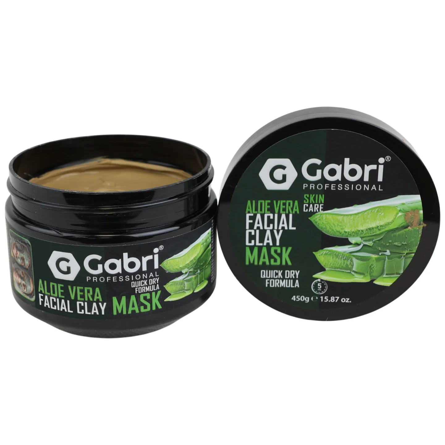 Gabri Professional Facial Clay Mask Aloe Vera 450g - Image 6