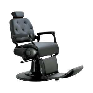 Modish Barber Chair - Luxurious All Black