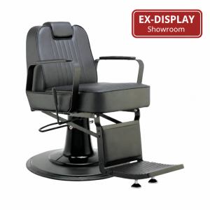 Modish Axis Pro Black Hydraulic Barber Chair (Ex-Display)