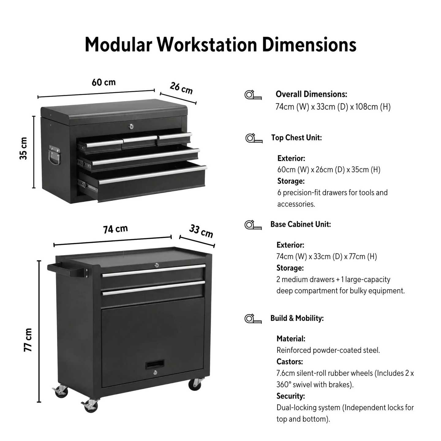 Modish Professional Salon & Barber Workstation - Image 6