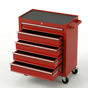 Modish Professional 5-Drawer Salon & Barber Equipment Trolley