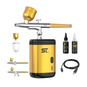 Supreme Trimmer Airbrush Gun Kit - Gold