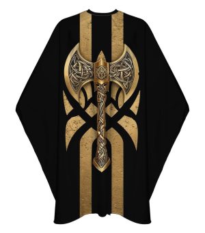 Modish Viking Axe Barber Cape