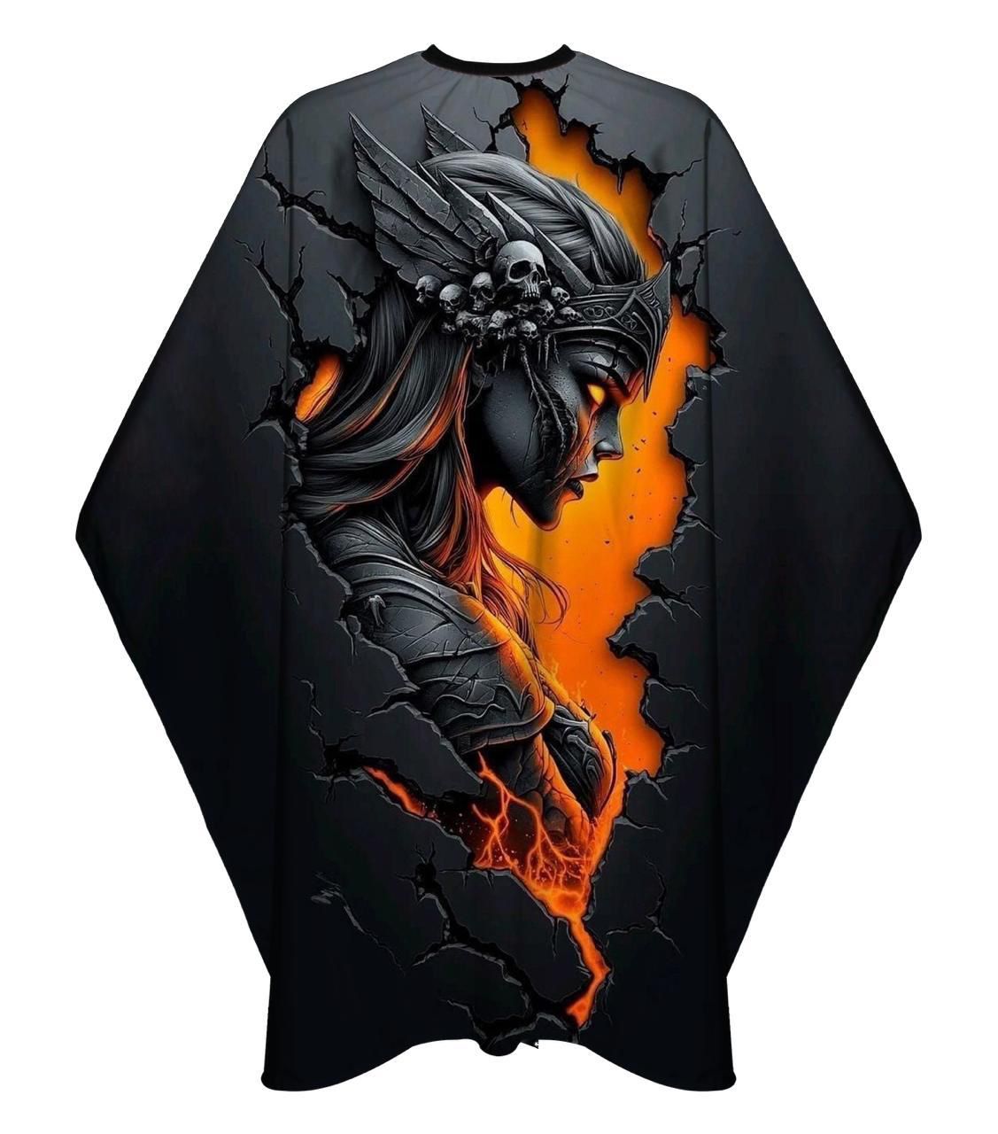 Modish Lava Warrior Barber Cape