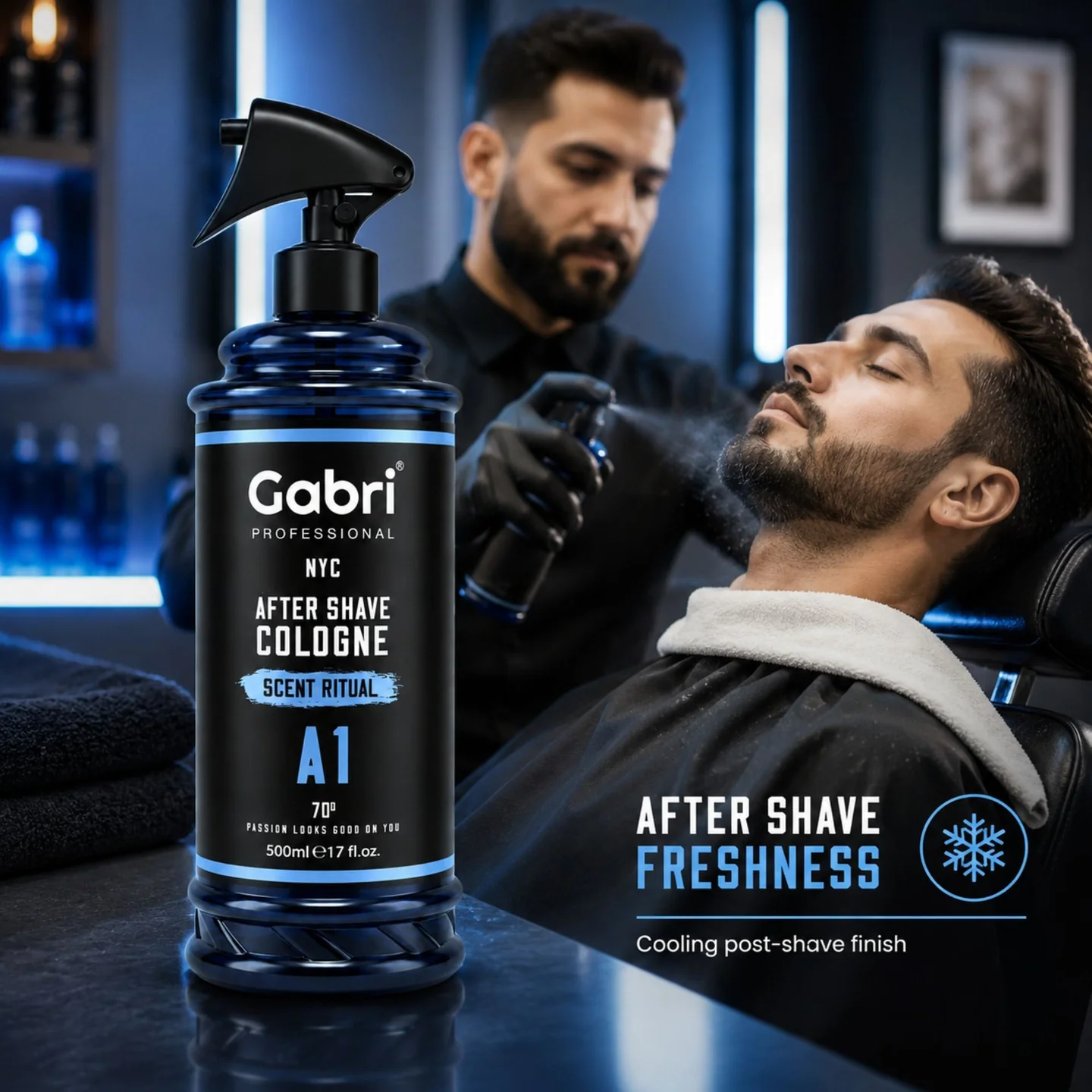 Gabri Professional - A1 After Shave Cologne Scent Ritual 500ml - Image 8