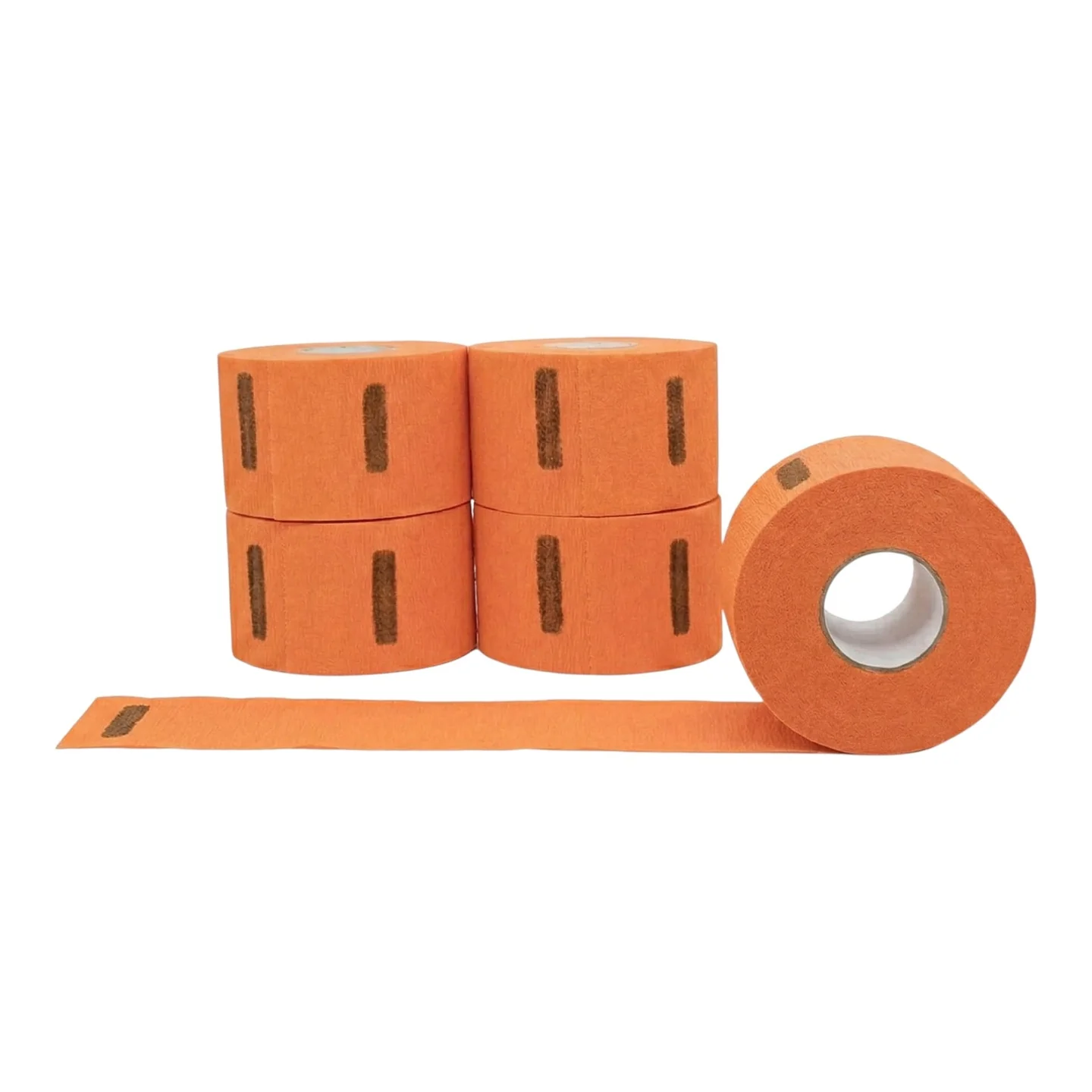 Modish Professional Disposable Neck Strips Orange (Pack of 5)