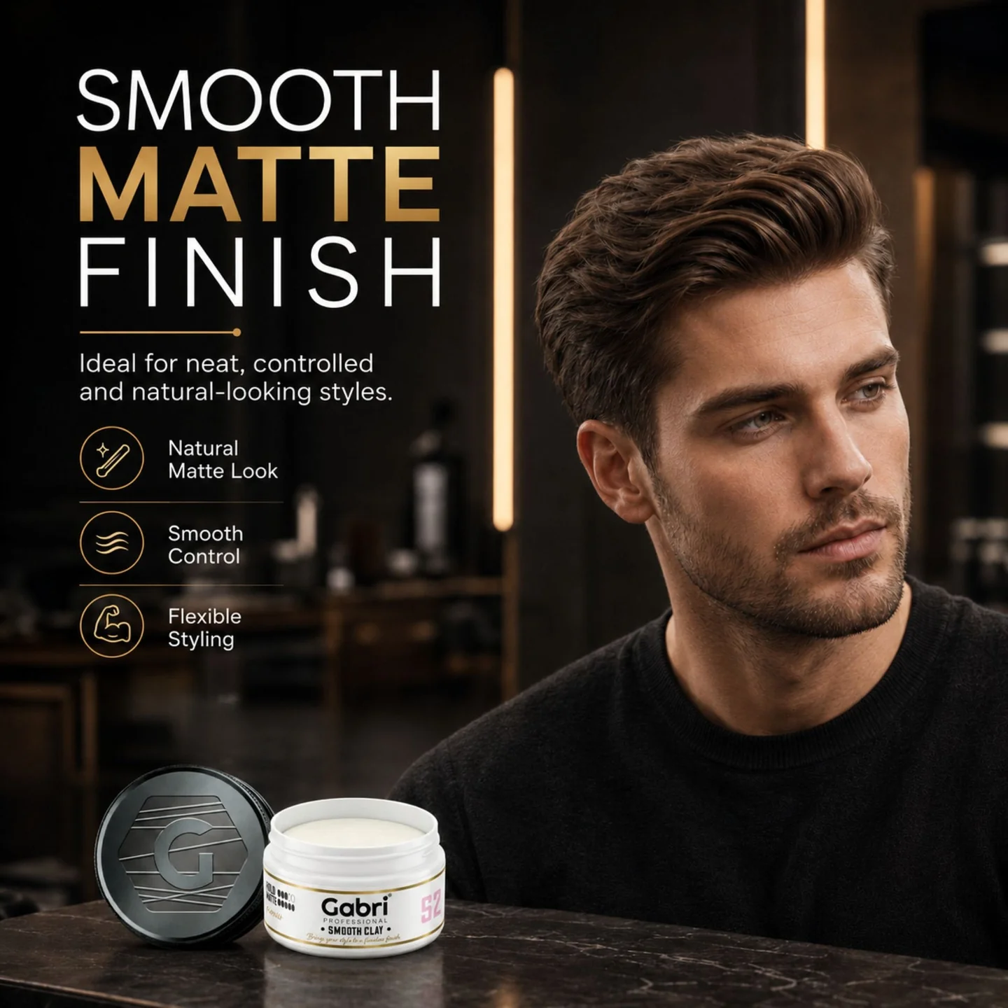 Gabri Professional - S2 Smooth Clay Pioneer Matte 100ml - Image 4