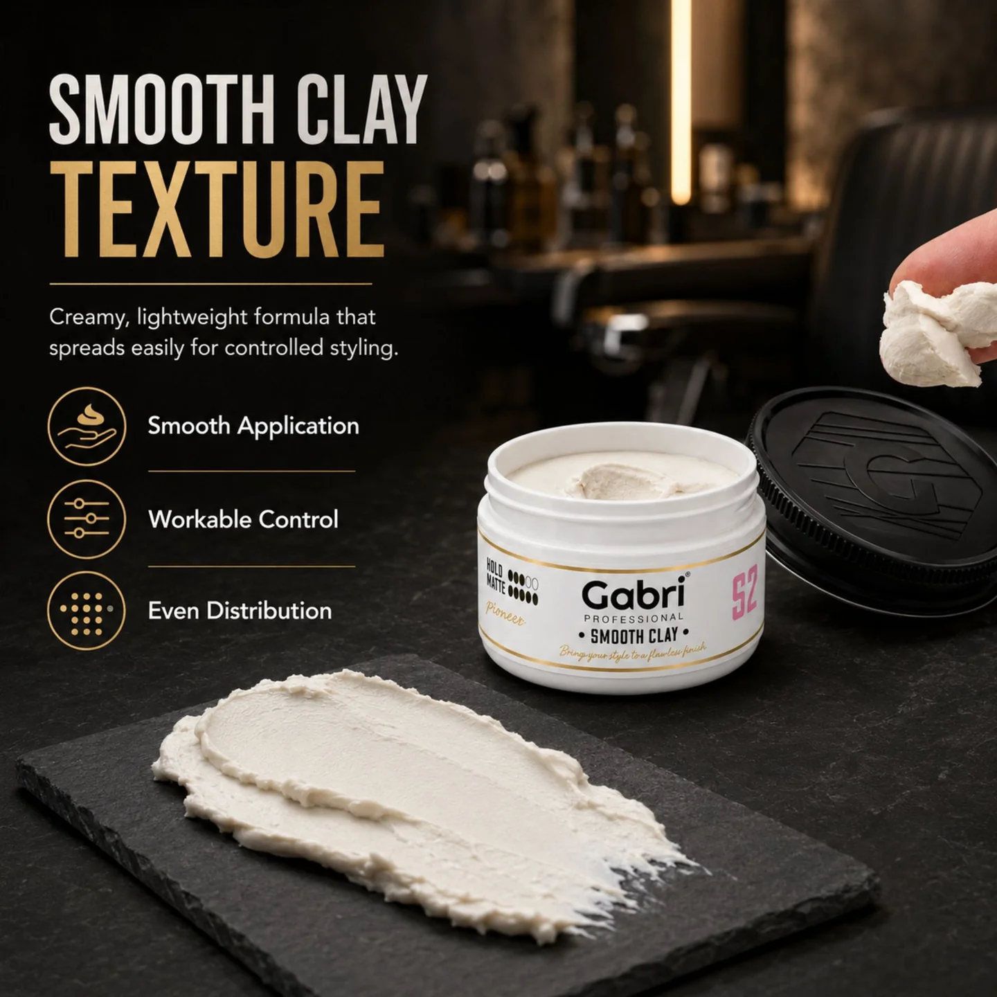 Gabri Professional - S2 Smooth Clay Pioneer Matte 100ml - Image 5