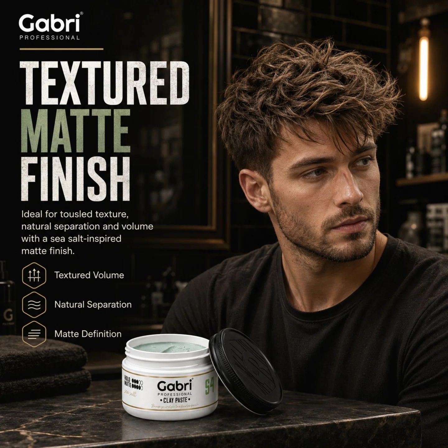 Gabri Professional - S4 Clay Paste Sea Salt 100ml - Image 4