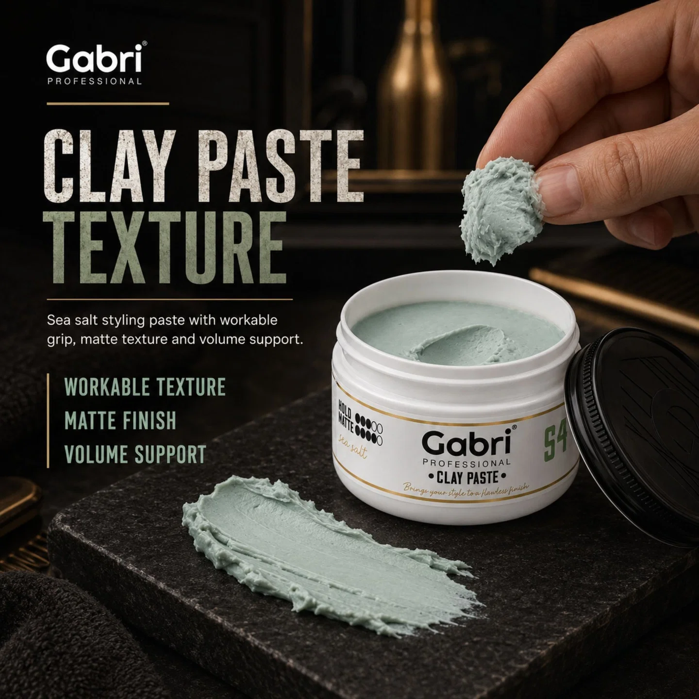 Gabri Professional - S4 Clay Paste Sea Salt 100ml - Image 5