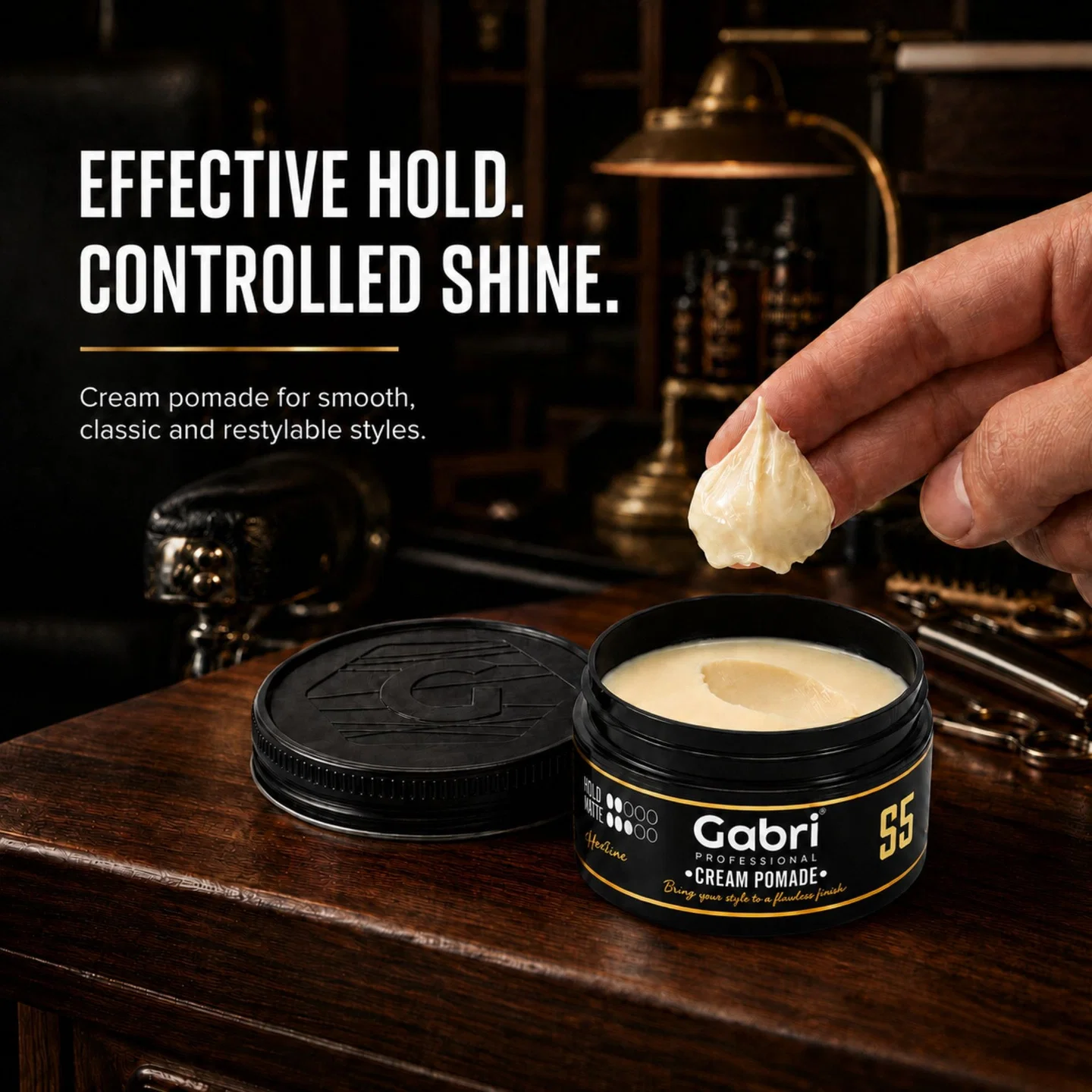 Gabri Professional - S5 Cream Pomade Effective Hold 100ml - Image 2