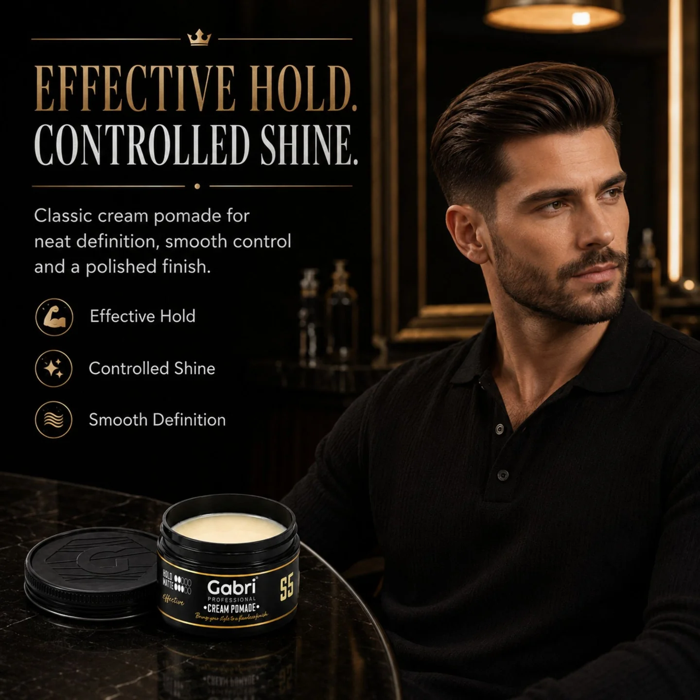 Gabri Professional - S5 Cream Pomade Effective Hold 100ml - Image 4