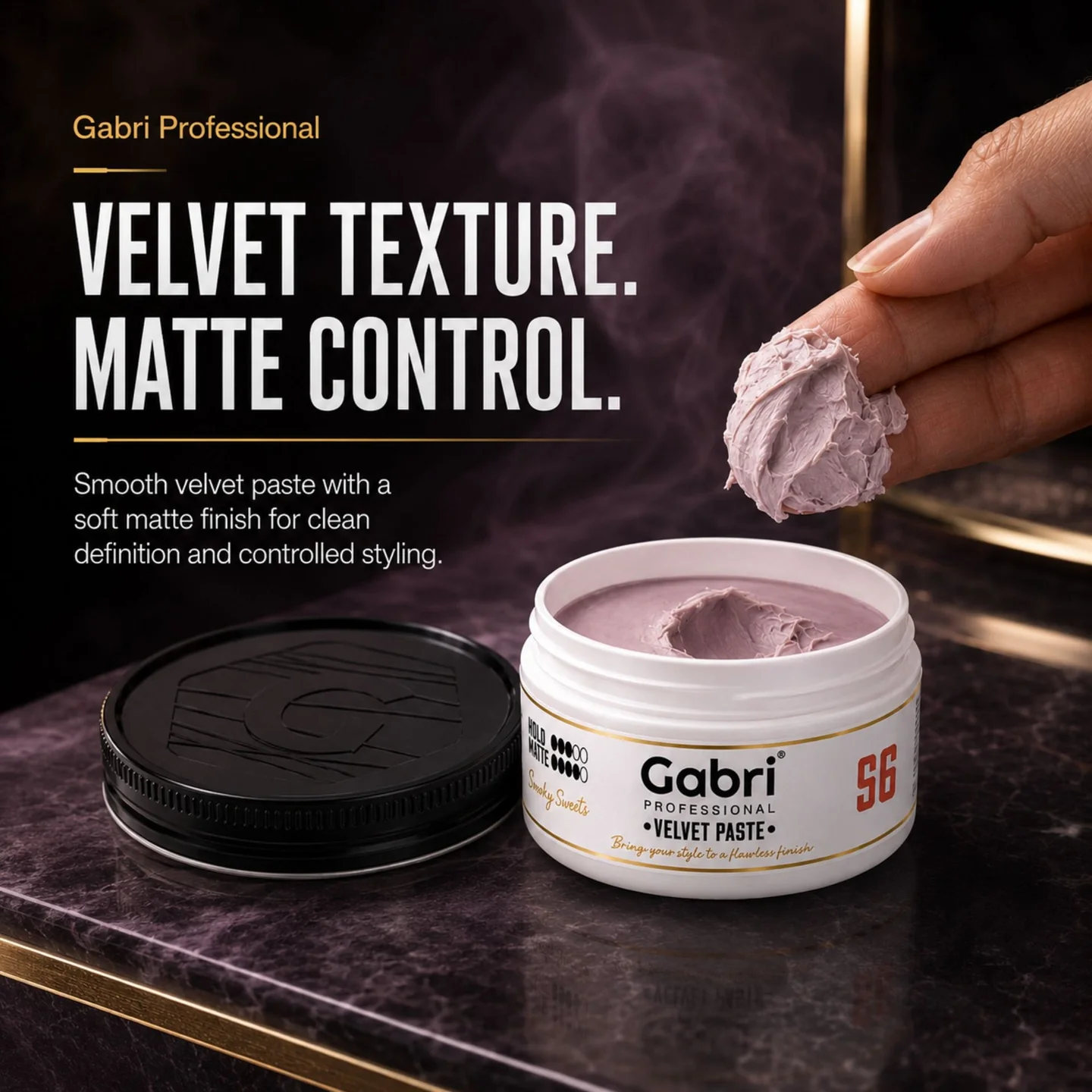 Gabri Professional - S6 Velvet Paste Smoky Sweets Matte 100ml - Image 2