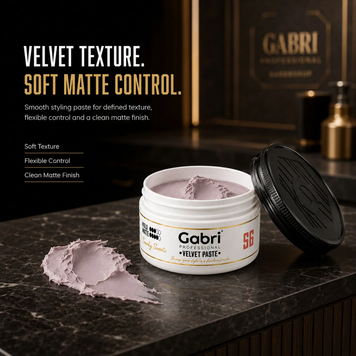 Gabri Professional - S6 Velvet Paste Smoky Sweets Matte 100ml - Image 5