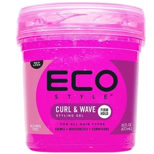 Eco Style Curl & Wave Styling Gel - Pink 473ml