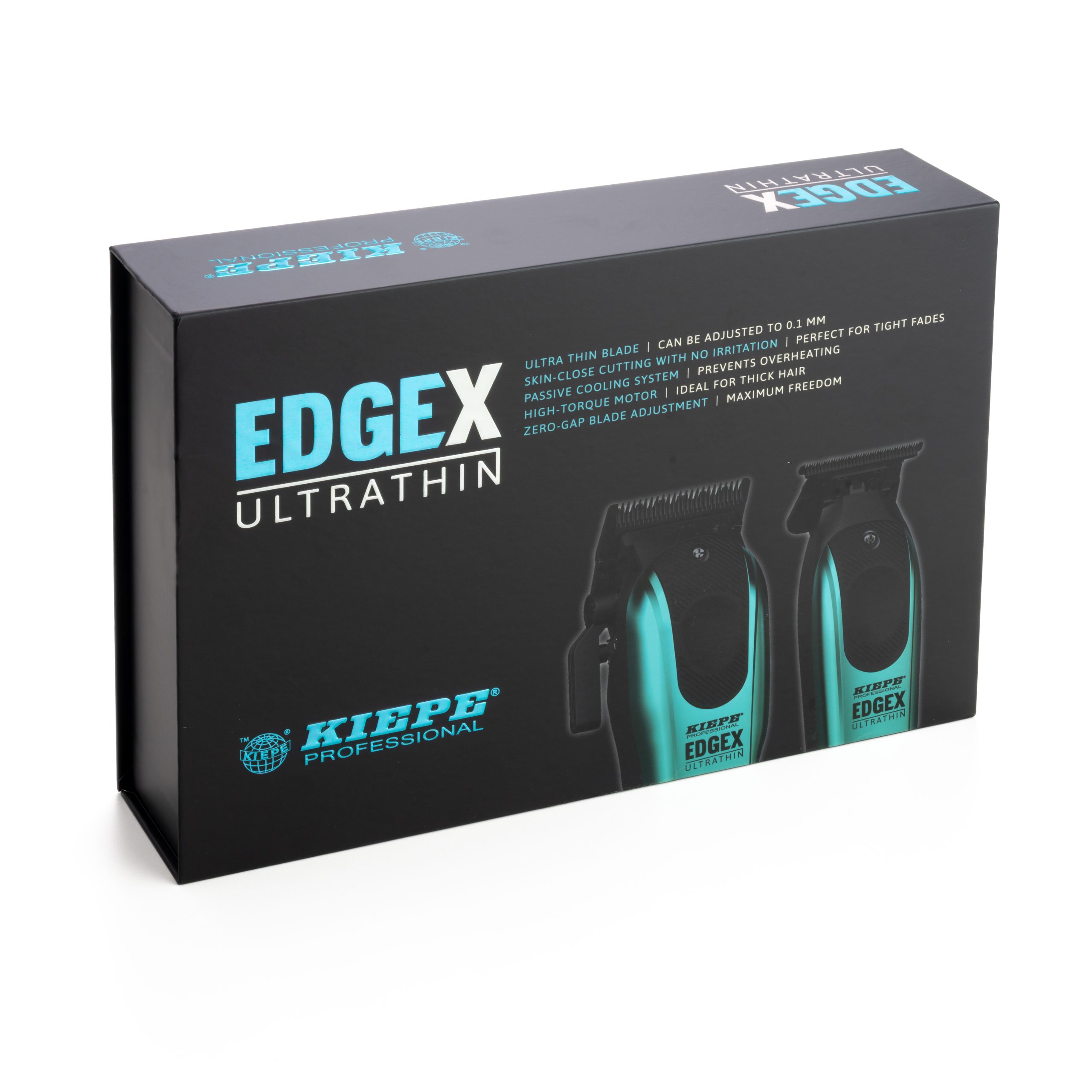 Kiepe Professional Edge X Ultrathin Clipper & Trimmer Set - Teal - Image 5