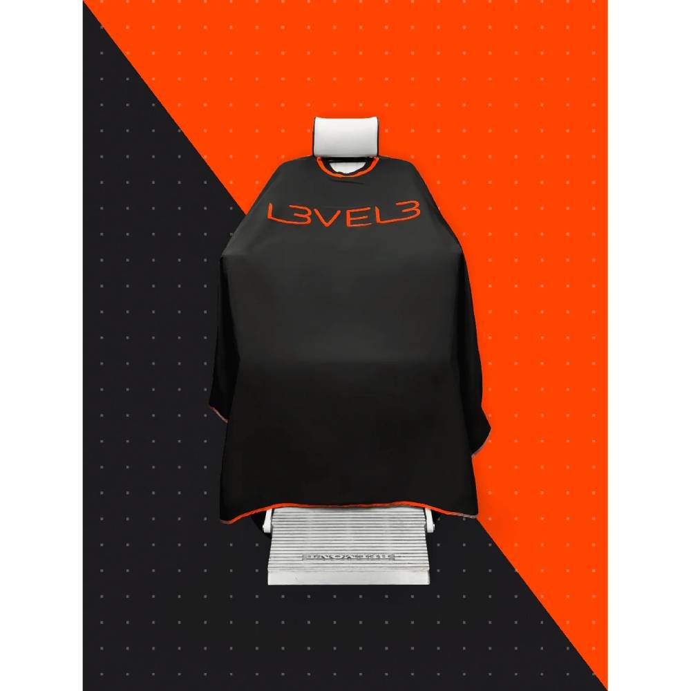 L3VEL3 Cape Rubber Neck Black with Red Trim - Image 2