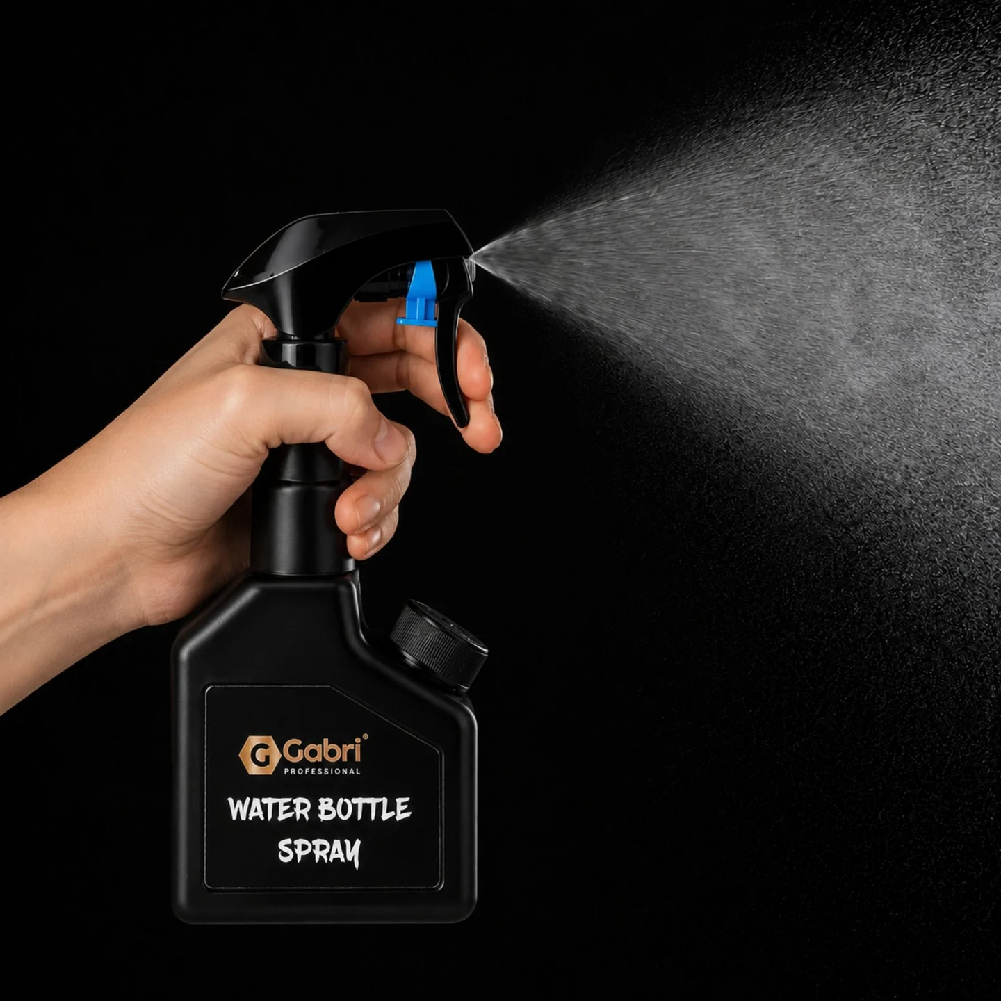 Gabri - Water Bottle Spray Black 270ml - Image 2