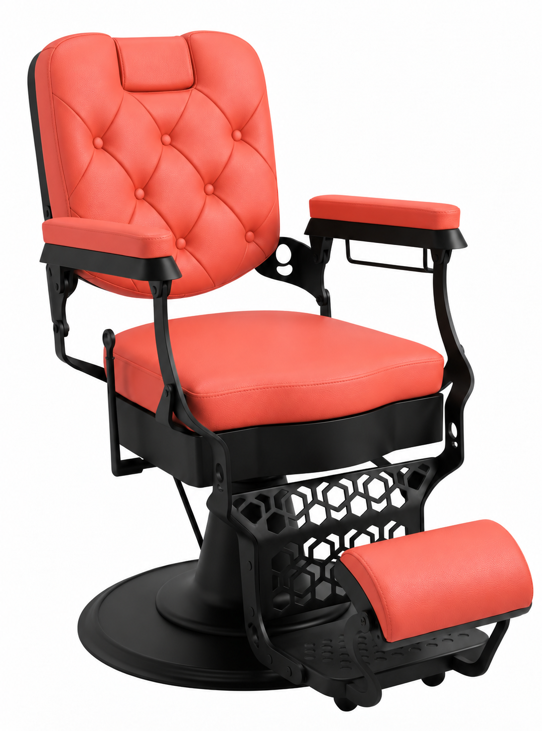 Modish Coral Luxury Barber Chair – Signature Edition