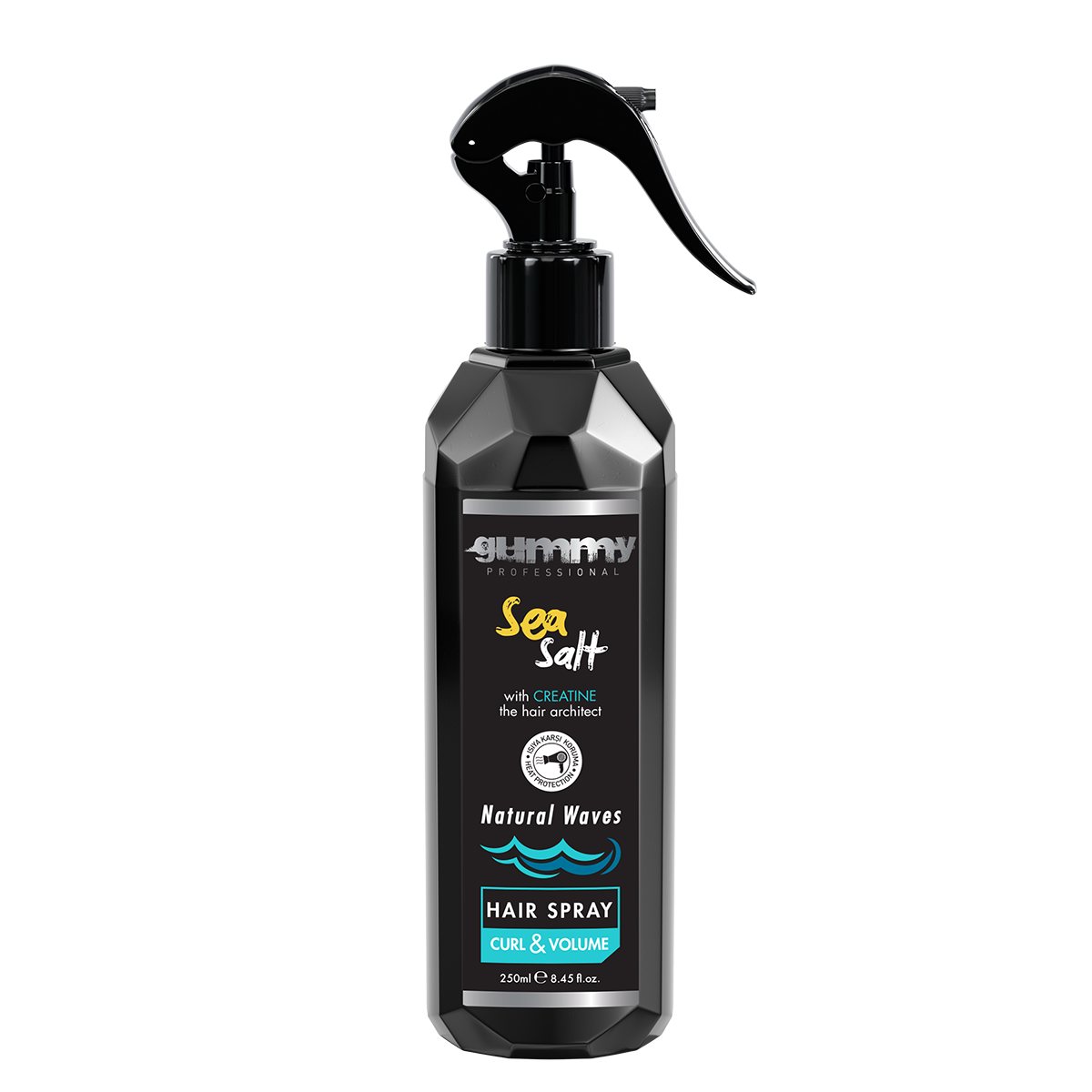 Gummy Professional Sea Salt Hair Spray with Creatine – 250ml