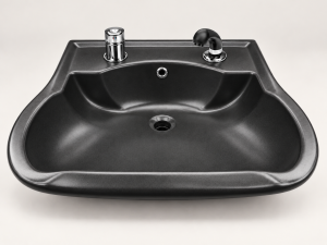 Modish Ceramic Salon Wash Basin - Matt Black Sink
